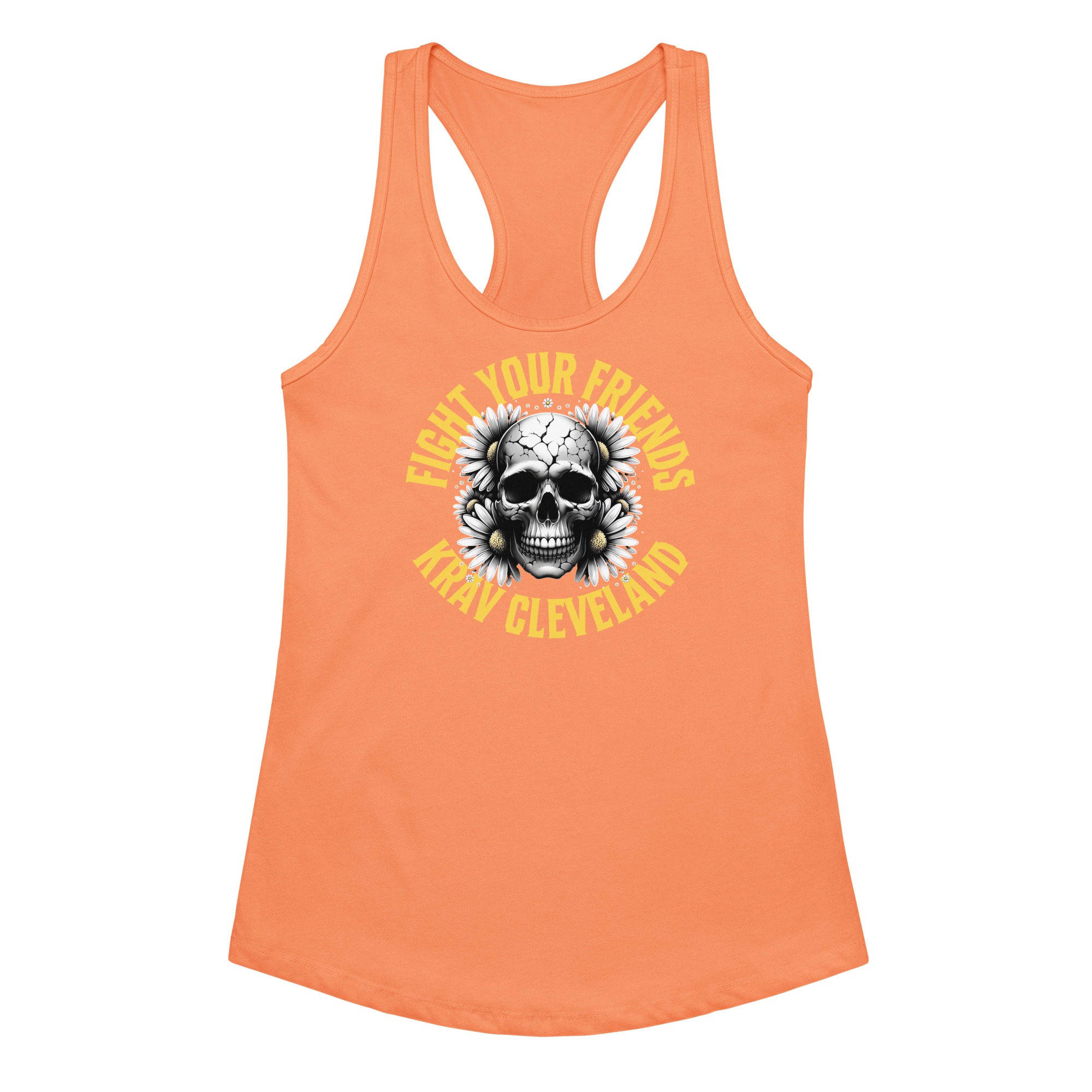 Fight Your Friends Women’s Fitted Racerback Tank - Image 5