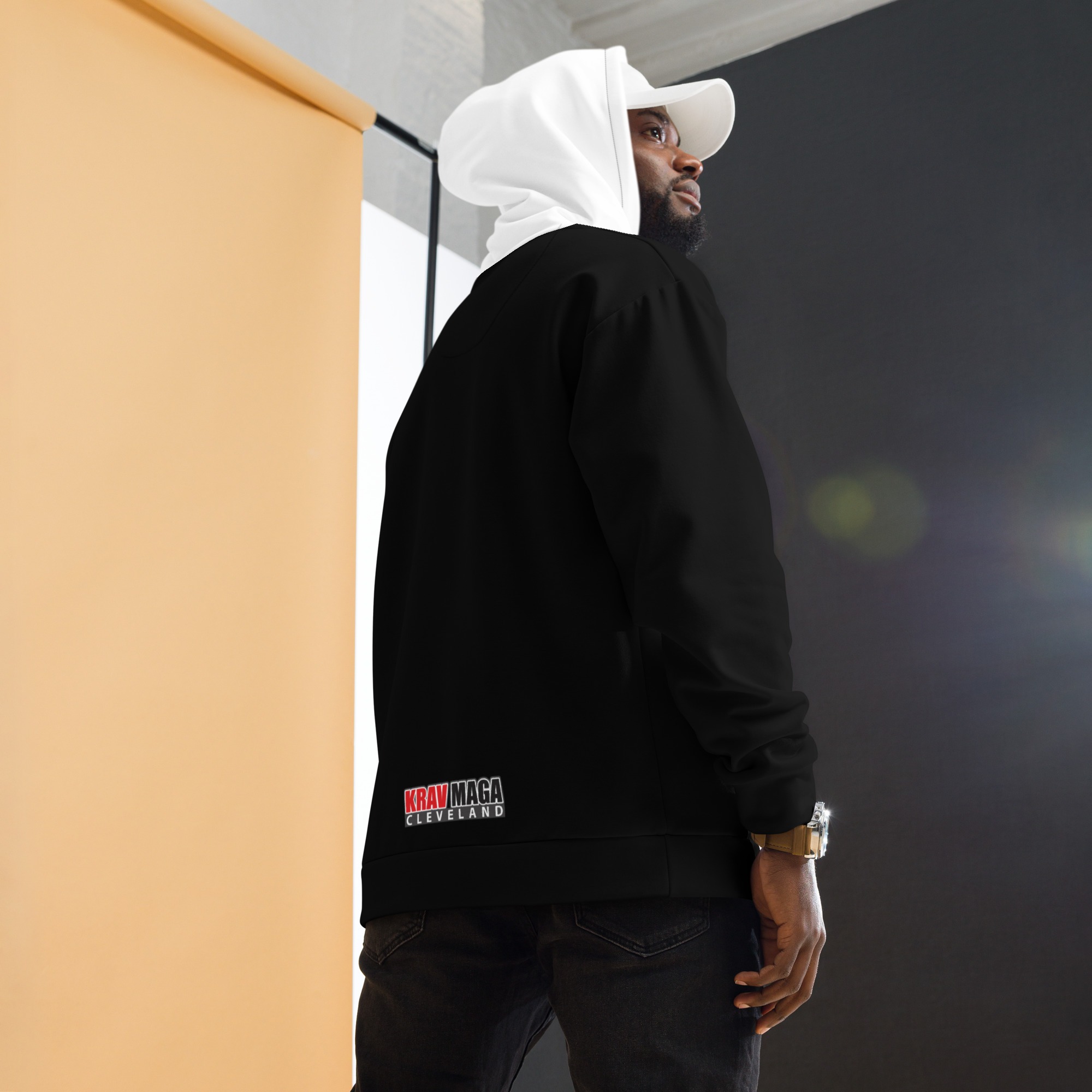 Krav Maga Cleveland Hoodie (Pocket Logo) - Image 5