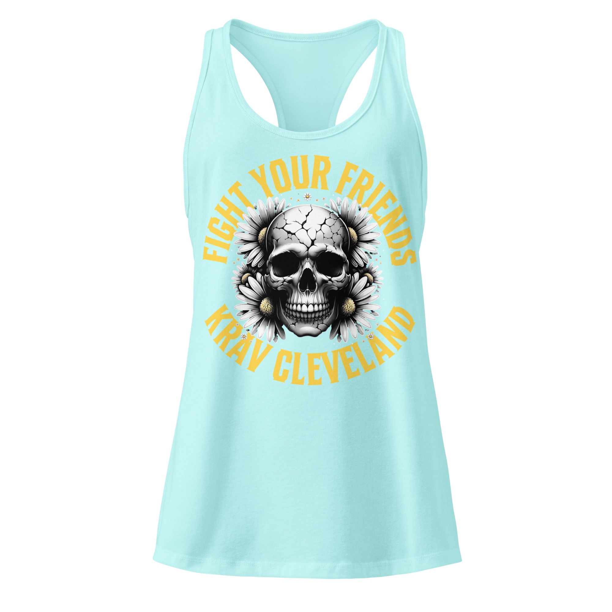 Fight Your Friends Women’s Fitted Racerback Tank - Image 10